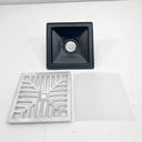 Ver imagem 4 de Ralo 20x20 Completo Concavo para Água Pluvial Saída Baixa 50mm