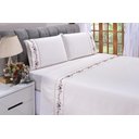 Ver imagem 1 de Jogo de Lençol Casal King Fluence Palha com Chocolate 4pçs