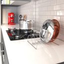 Ver imagem 2 de Suporte Organizador de Tampa de Panela - Stolf Preto