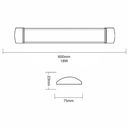 Ver imagem 3 de Luminária de Led Pix Sobrepor Linear 18w 60cm Slim Bivolt 3000k Quente