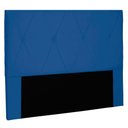 Ver imagem 1 de Cabeceira Solteiro 0,90m Aquilla Suede Azul Marinho