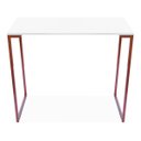 Ver imagem 1 de Mesa Notebook Branco com Bronze Computador 90 Cm Home Office