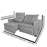 Sofa Retratil e Reclinavel Julia Rose - 4