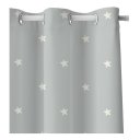 Ver imagem 3 de Cortina Infantil Estrelas Brancas Tecido Premium 2,60x1,50m