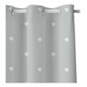 Cortina Infantil Estrelas Brancas Tecido Premium 2,60x1,50m - 3