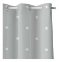 Ver imagem 3 de Cortina Infantil Estrelas Brancas Tecido Premium 2,60x1,50m