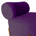 Ver imagem 5 de Kit 2 Poltronas Decorativa Mônaco Veludo Roxo