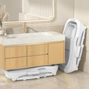 Ver imagem 4 de Banheira Ofurô Dobrável Portátil 210 Litros Adulto 112 Cm Vg+ Cinza