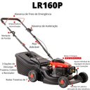 Ver imagem 2 de Carrinho de Cortador Grama Kawashima Lr-160p À Gasolina 4t