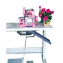 Ver imagem 1 de Overlock Pink com Mesa e Motor Grande Bivolt Silencioso