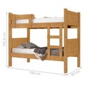Ver imagem 2 de Cama Solteiro Beliche com Colchão Buriti Naturalle