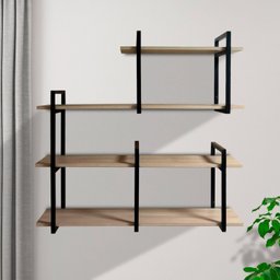 Nicho Prateleira Suspenso Rustico Inovador Moderno Chique - 1