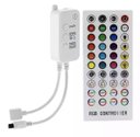 Ver imagem 4 de Kit Fita Led Cob Rgb 18w/ Metro 810 Led Ip20 12v 5 Metros Bluetooth + Fonte