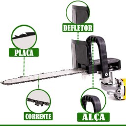 Poda Galho Portáril Adaptador para Motosserra Serra Elétrica Snel Ferramentas - 3