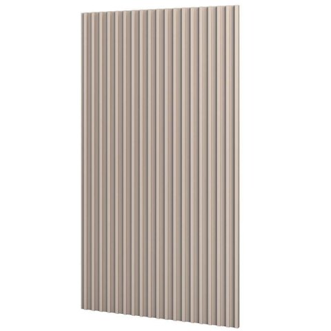 Painel Ripado de Madeira para Sala Quarto 134x250cm Bairon D03 Fendi - Lyam Decor