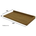 Ver imagem 3 de Tampo para Balcao Canto Reto 94 Cm C906 Americana Nature Henn