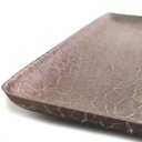 Ver imagem 3 de Bandeja Retangular Decorativa com Pintura Craquelada em Metal 29x17cm