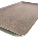 Ver imagem 2 de Bandeja Retangular Decorativa com Pintura Craquelada em Metal 29x17cm