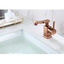 Ver imagem 4 de Torneira de Banheiro/lavabo Monocomando Misturador Modena Rosé Gold