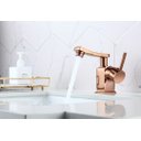 Ver imagem 2 de Torneira de Banheiro/lavabo Monocomando Misturador Modena Rosé Gold