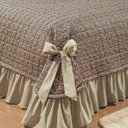 Ver imagem 4 de Kit Colcha Queen Doce Lar 7 Peças Bernadete Casa Algodão 150 Fios