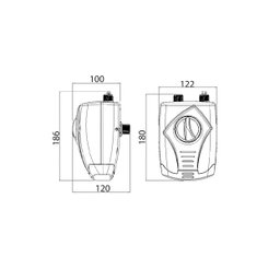 Aquecedor Elétr Versátil 3t C/ 2un + 6un Engate 40cm Lorenze - 110v - 8