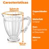 Jarra de Suco e Água em Cristal Transparente Imperial Fio de Ouro 1l - Lyor - 5