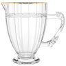 Jarra de Suco e Água em Cristal Transparente Imperial Fio de Ouro 1l - Lyor - 2