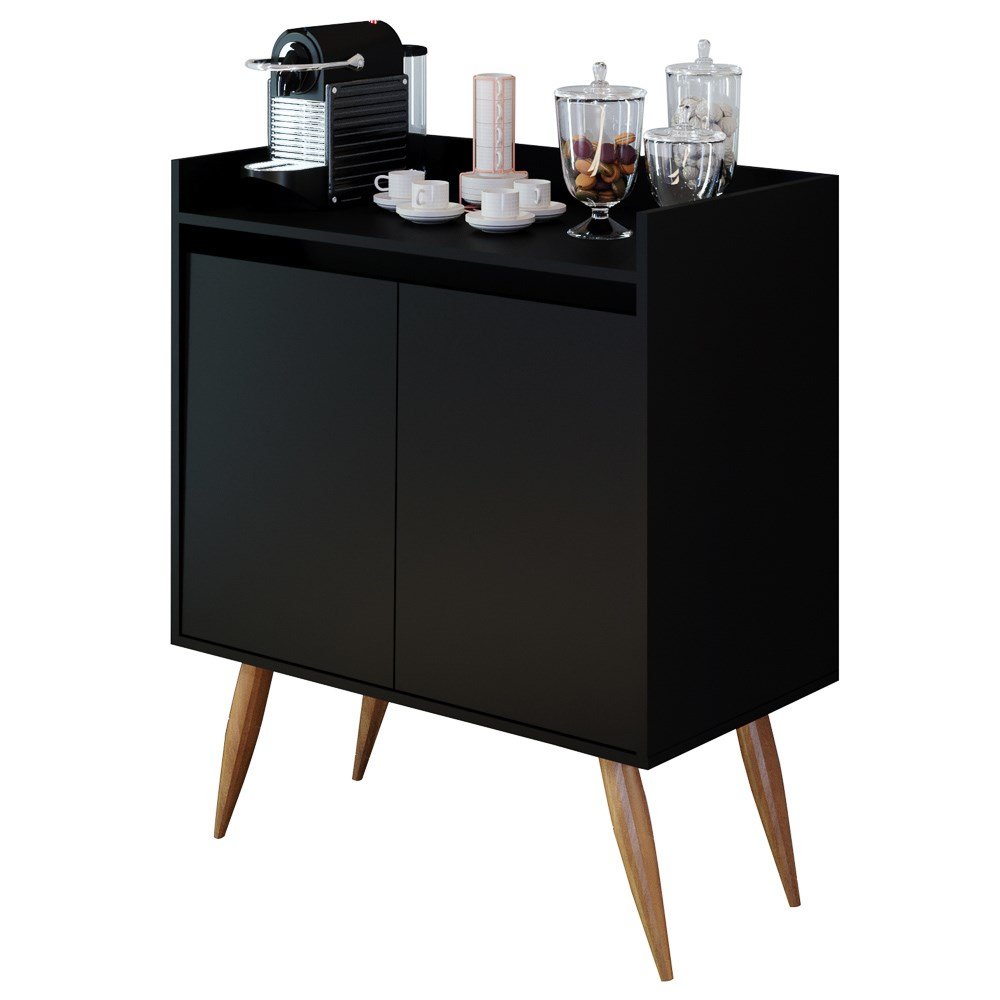 Balcão Buffet Aparador para Sala de Jantar 2 Portas Ravena L03 Preto é boa?