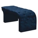 Ver imagem 4 de Maca Estofada Estética Cílios Regulável Spa Suede Valentina:azul Marinho