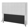 Cabeceira Cama Box Casal Canada 140 Cm Sintético MV Estofados Branco - 1