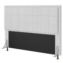 Ver imagem 1 de Cabeceira Cama Box Casal Canada 140 Cm Sintético MV Estofados Branco