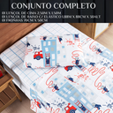 Ver imagem 6 de Conjunto de Lencol Solteiro Bouti 3 Pçs Jogo de Cama Infantil 200 Fios Super Macio:bombeiro