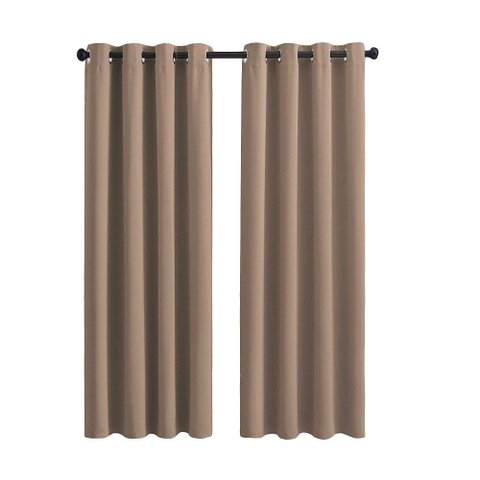 Cortina Alice para Sala Quarto Cozinha 3,00x1,80m Avelã