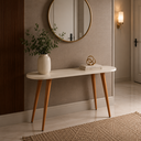 Ver imagem 1 de Aparador para Hall de Entrada Mesa Console Decorativa Canto do Café Sala Madeira e MDF