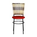 Ver imagem 2 de 6 Cadeiras para Mesa Preta Hawai Cappuccino Premium:vermelho