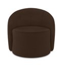 Ver imagem 4 de Poltrona Decorativa Orgânica Giratória Kit 2 Lua Suede D03 - D’Rossi