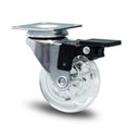 Ver imagem 4 de 4 Rodizio Gel Cristal 50mm Placa e Freio Glpf.210.pvc
