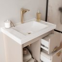 Ver imagem 4 de Gabinete para Banheiro 60cm com 1 Porta 2 Gavetas e Cuba de Embutir Salinas