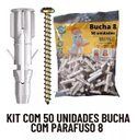 Ver imagem 2 de Bucha com Parafuso Kit para Tijolo Baiano Bloco Parede Oca