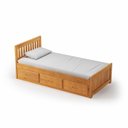 Ver imagem 6 de Cama Solteirão 03 Gavetas - Madeira Maciça Mel