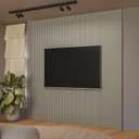Ver imagem 1 de Painel Ripado para TV até 80 Polegadas MDF 258CMX250CM Modular