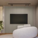 Ver imagem 4 de Painel Ripado para TV até 80 Polegadas MDF 258CMX250CM Modular