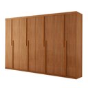 Ver imagem 2 de Guarda Roupa Casal Quioto Mdf com 8 Portas 4 Gavetas Moderna Mobília