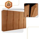 Ver imagem 5 de Guarda Roupa Casal Quioto Mdf com 8 Portas 4 Gavetas Moderna Mobília