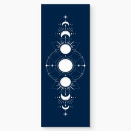Adesivo de Porta - Fasees da Lua 3 - 4