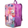 Kit Conjunto Mochila Bolsa Escolar Infantil Peppa Pig Grande Rosa Costas Menina Garrafinha 350Ml - R - 5