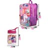 Kit Conjunto Mochila Bolsa Escolar Infantil Peppa Pig Grande Rosa Costas Menina Garrafinha 350Ml - R - 2