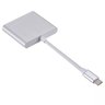 Adaptador OTG MHL Alumínio Tipo-C para HDMI / Micro USB Tipo-C Fêmea / USB-A - 7