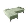 Sofá Cama Chaise Versátil 3 Lugares Boucle:boucle Oliva - 3